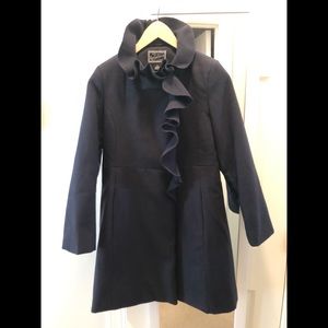 S. Rothschild Big Girls Ruffle-Trim Coat